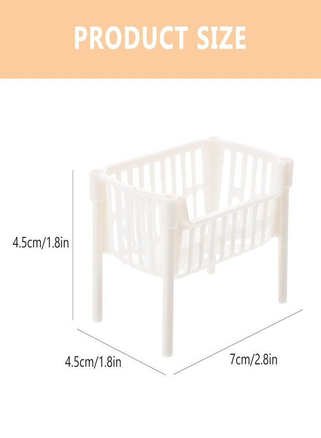 FOYTOKI 10Pcs Miniature Storage Rack for Doll House Mini Shelf Model Displaying Mini Plants Accessories and Miniature Furniture for Dollhouse Decor - Image 2